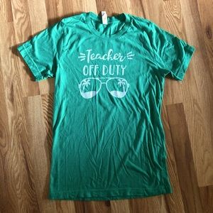 Green Teacher t shirt